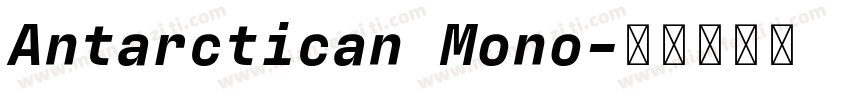 Antarctican Mono字体转换